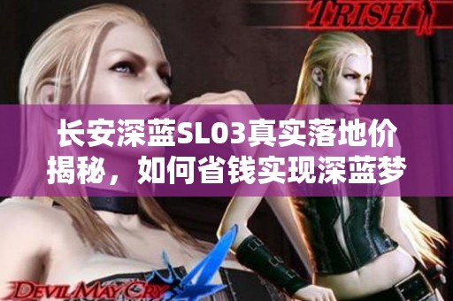 长安深蓝SL03真实落地价揭秘，如何省钱实现深蓝梦幻驾驭