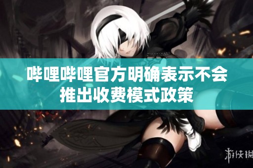 哔哩哔哩官方明确表示不会推出收费模式政策
