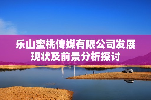 乐山蜜桃传媒有限公司发展现状及前景分析探讨
