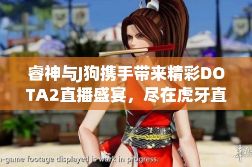 睿神与J狗携手带来精彩DOTA2直播盛宴，尽在虎牙直播平台