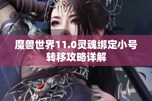 魔兽世界11.0灵魂绑定小号转移攻略详解