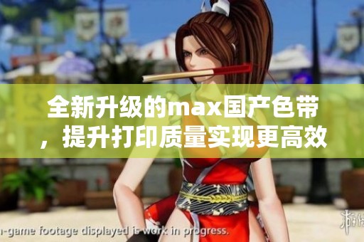 全新升级的max国产色带，提升打印质量实现更高效办公体验