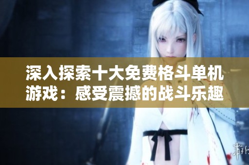 深入探索十大免费格斗单机游戏：感受震撼的战斗乐趣