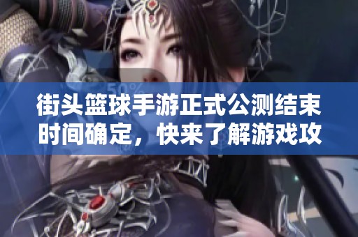 街头篮球手游正式公测结束时间确定，快来了解游戏攻略吧