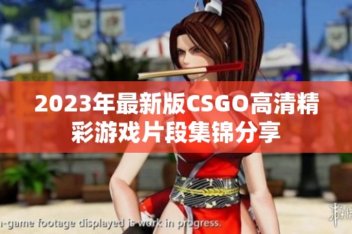 2023年最新版CSGO高清精彩游戏片段集锦分享