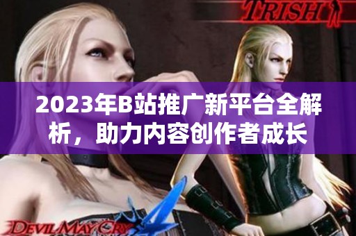 2023年B站推广新平台全解析，助力内容创作者成长