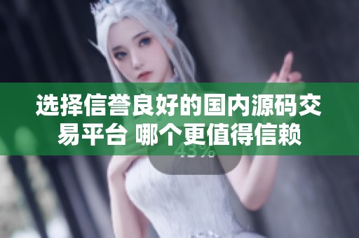 选择信誉良好的国内源码交易平台 哪个更值得信赖