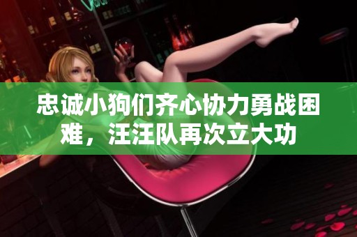 忠诚小狗们齐心协力勇战困难，汪汪队再次立大功