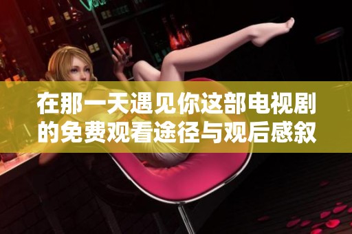 在那一天遇见你这部电视剧的免费观看途径与观后感叙述