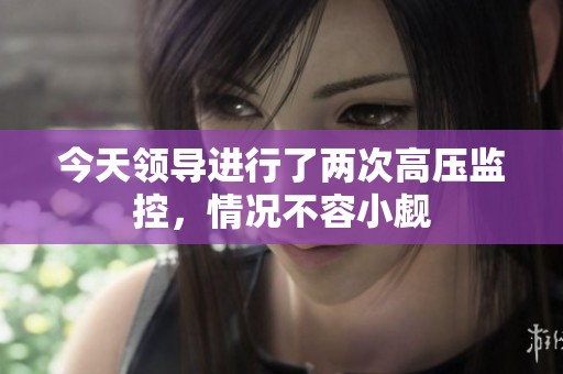 今天领导进行了两次高压监控，情况不容小觑