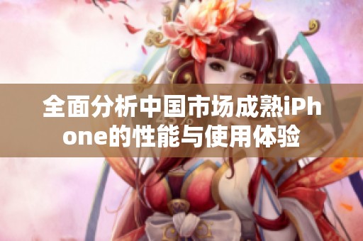 全面分析中国市场成熟iPhone的性能与使用体验
