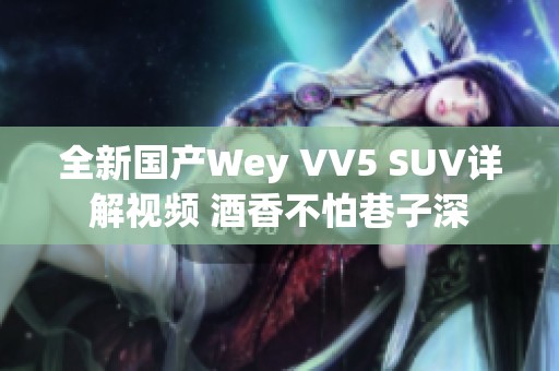 全新国产Wey VV5 SUV详解视频 酒香不怕巷子深