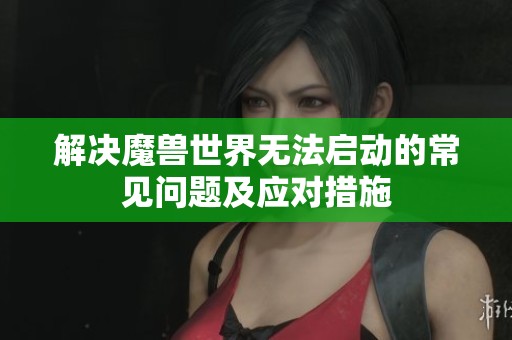 解决魔兽世界无法启动的常见问题及应对措施
