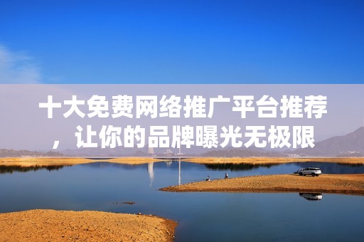 十大免费网络推广平台推荐，让你的品牌曝光无极限
