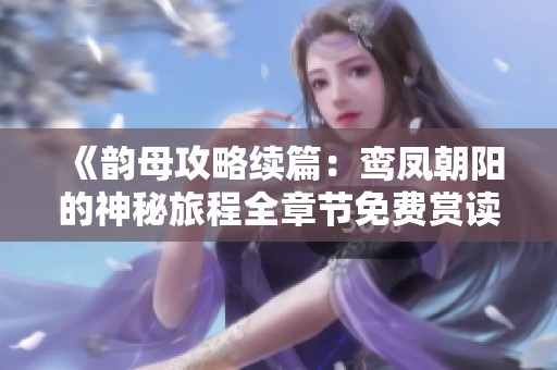 《韵母攻略续篇：鸾凤朝阳的神秘旅程全章节免费赏读》