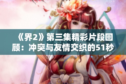 《界2》第三集精彩片段回顾：冲突与友情交织的51秒瞬间