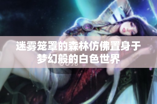 迷雾笼罩的森林仿佛置身于梦幻般的白色世界