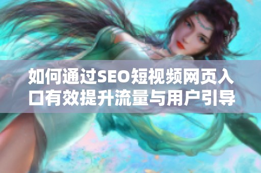 如何通过SEO短视频网页入口有效提升流量与用户引导