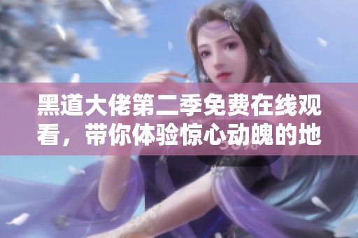 黑道大佬第二季免费在线观看，带你体验惊心动魄的地下世界