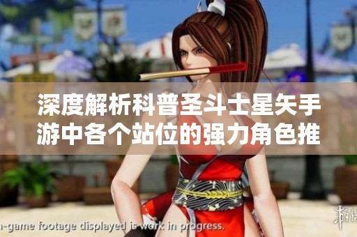 深度解析科普圣斗士星矢手游中各个站位的强力角色推荐