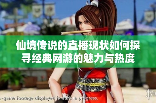 仙境传说的直播现状如何探寻经典网游的魅力与热度