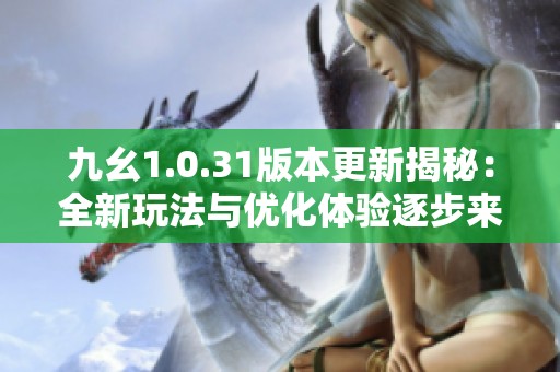 九幺1.0.31版本更新揭秘：全新玩法与优化体验逐步来临