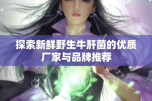 探索新鲜野生牛肝菌的优质厂家与品牌推荐