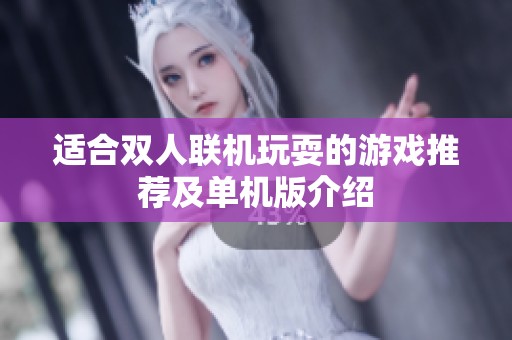 适合双人联机玩耍的游戏推荐及单机版介绍
