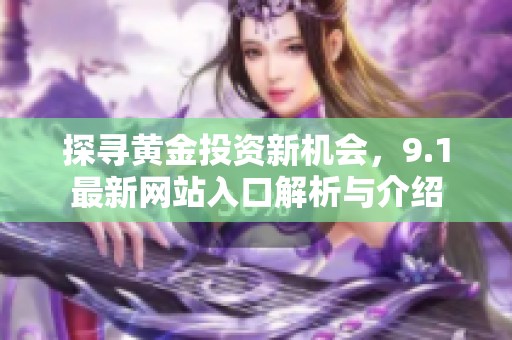 探寻黄金投资新机会，9.1最新网站入口解析与介绍