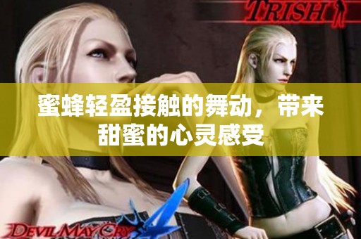 蜜蜂轻盈接触的舞动，带来甜蜜的心灵感受
