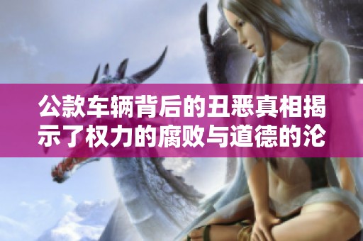 公款车辆背后的丑恶真相揭示了权力的腐败与道德的沦陷