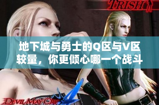 地下城与勇士的Q区与V区较量，你更倾心哪一个战斗场所