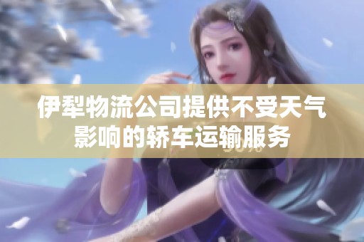 伊犁物流公司提供不受天气影响的轿车运输服务