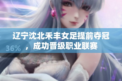 辽宁沈北禾丰女足提前夺冠，成功晋级职业联赛
