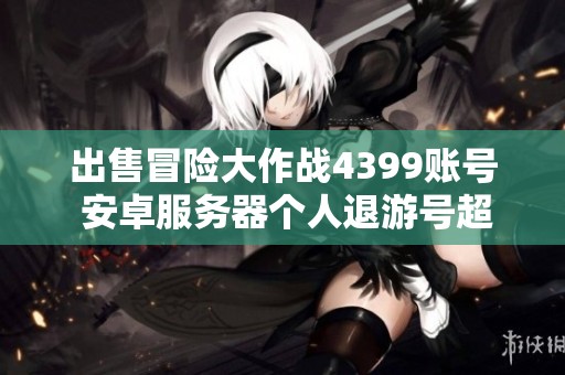 出售冒险大作战4399账号 安卓服务器个人退游号超值优惠