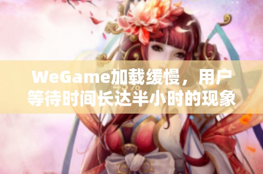 WeGame加载缓慢，用户等待时间长达半小时的现象解析