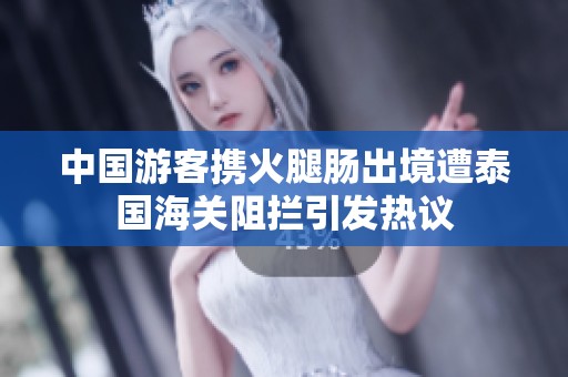 中国游客携火腿肠出境遭泰国海关阻拦引发热议