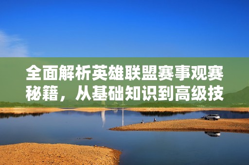 全面解析英雄联盟赛事观赛秘籍，从基础知识到高级技巧的全攻略