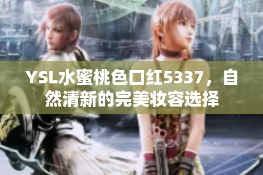 YSL水蜜桃色口红5337，自然清新的完美妆容选择