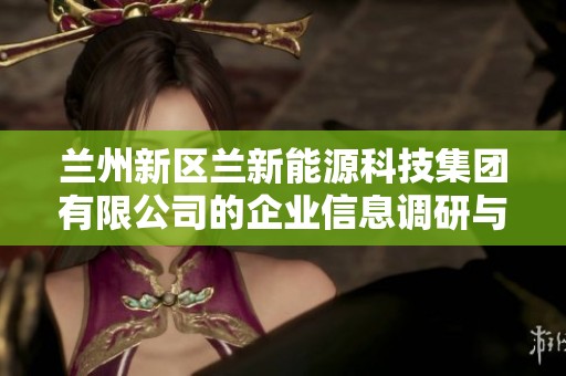兰州新区兰新能源科技集团有限公司的企业信息调研与分析